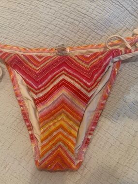 PQ Swim Chevron Tie-Side Bikini Bottom